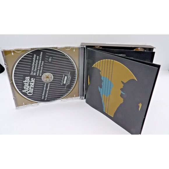 Agatha Christie Audio Book  6 Hercule Poirot Mysteries 3CDs GERMAN LANGUAGE 2016 - Picture 3 of 4